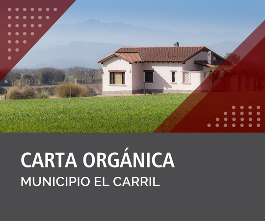 Carta Orgánica de El Carril