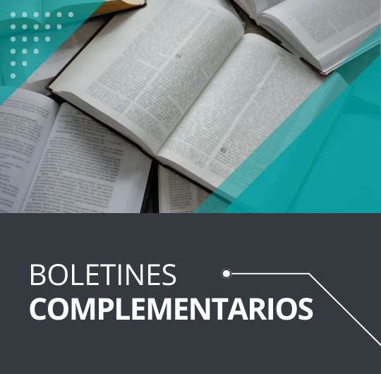 Boletines Complementarios